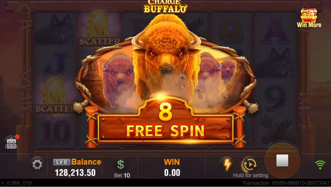 Halimbawang screen ng provider na nagpapakita ng walong free spins Halimbawang screen ng provider na nagpapakita ng walong free spins